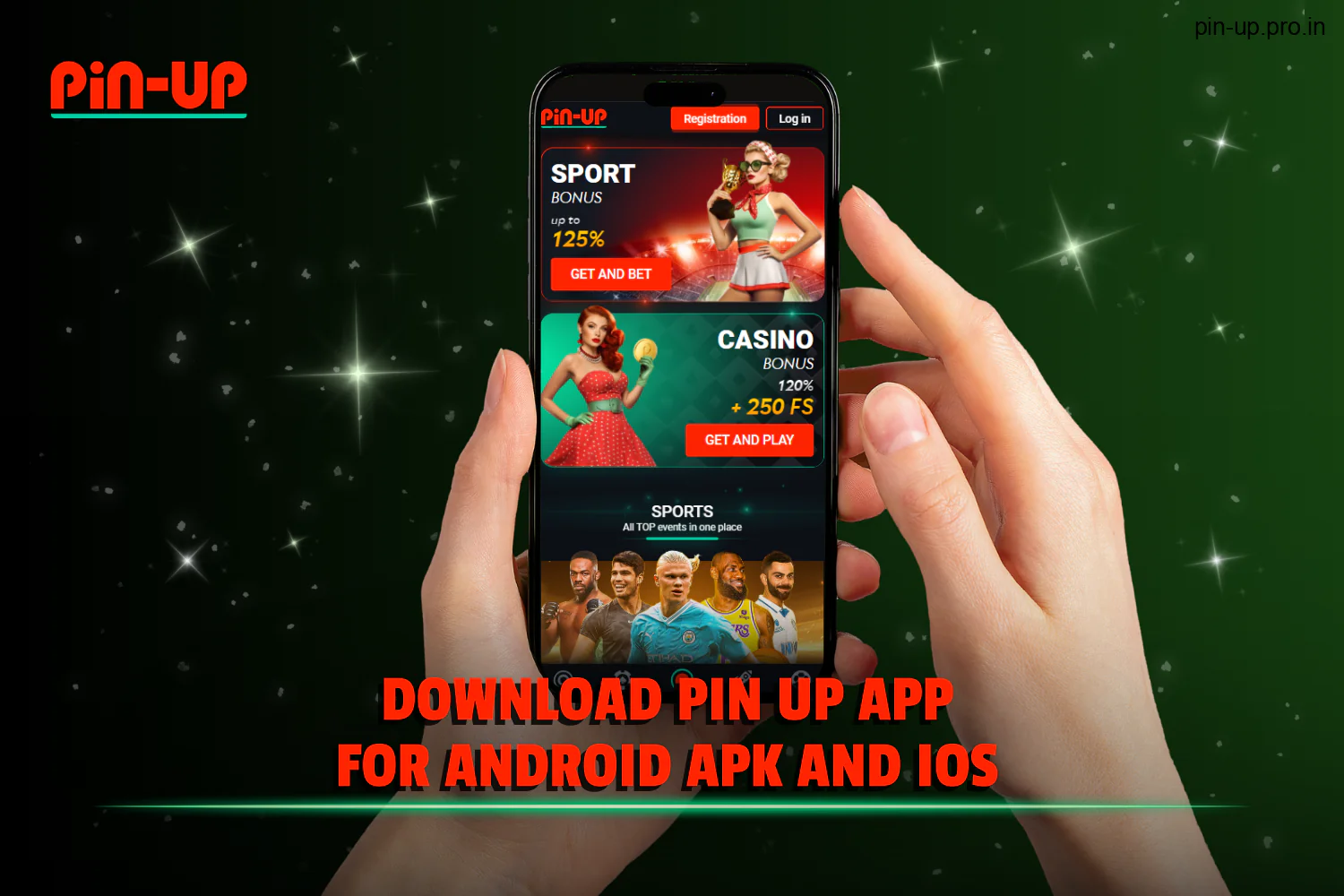 The Pin Up app for Android and iOS is a great option for Indian users who want to play casino games and place bets anywhere and anytime