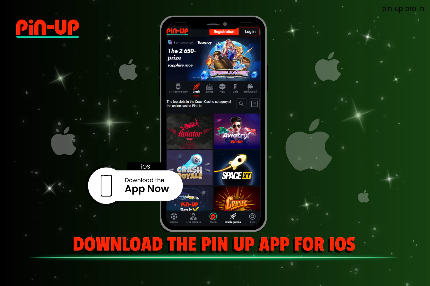 Users from India can install the Pin Up application on their iPhone